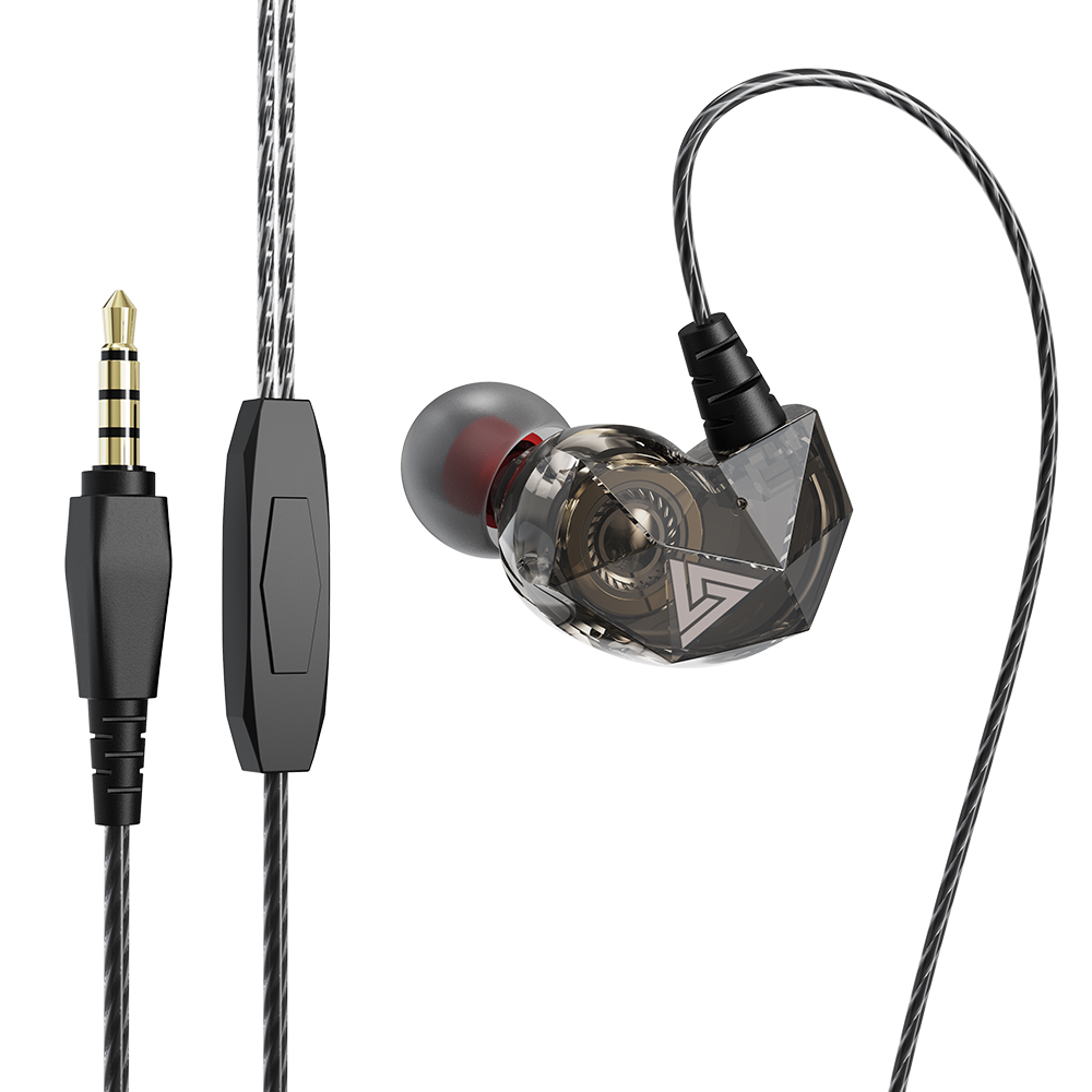 Earplug Set Foam - QKZ AK2 Black Wired Earphones HiFi