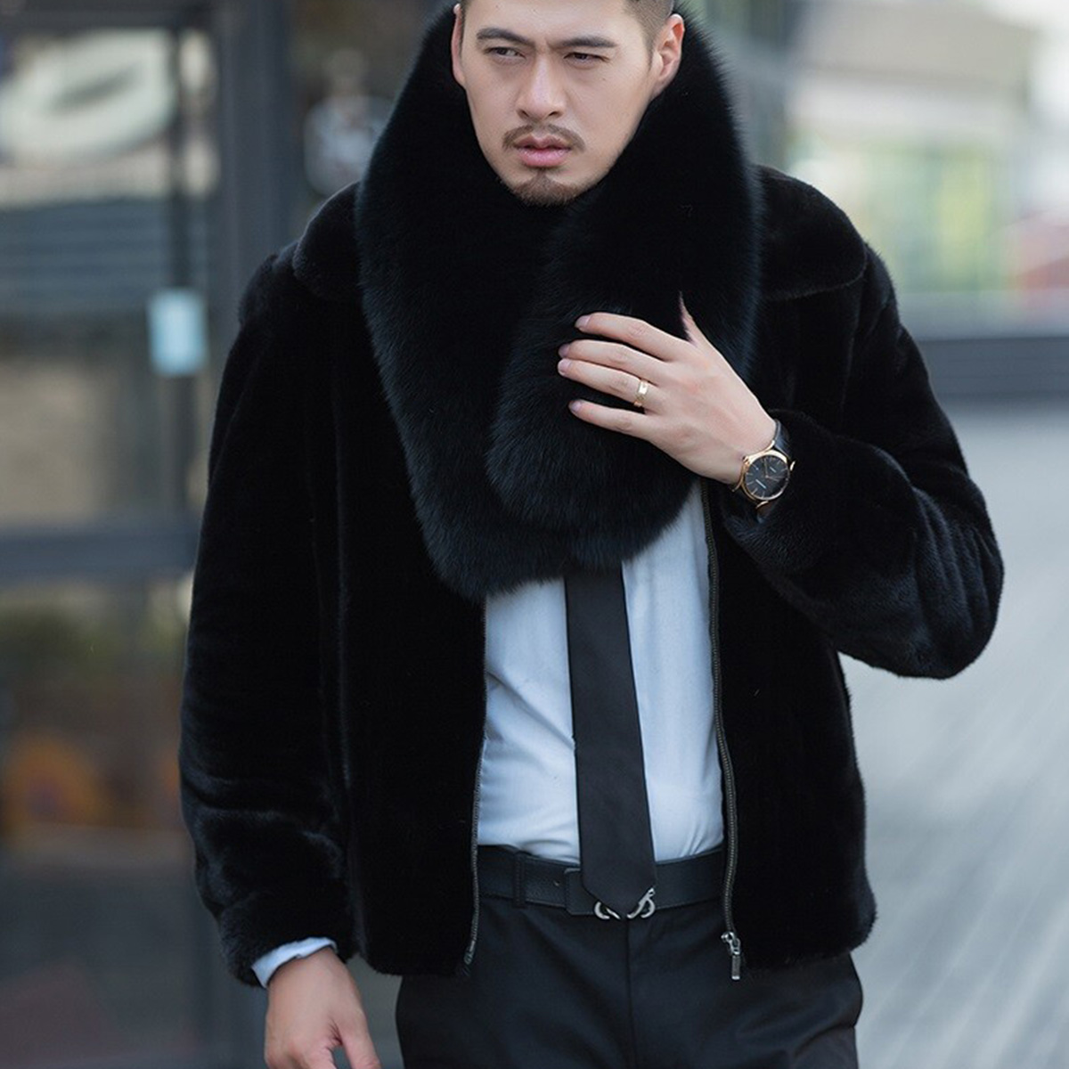 Travel Accessories Sale - Genuine Fox Fur Scarf Winter Accessories