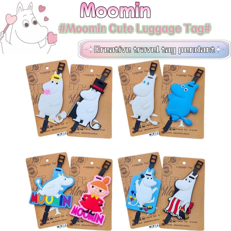 Travel Accessories Sale - Cartoon Anime Little Chubby Moomin Boarding
