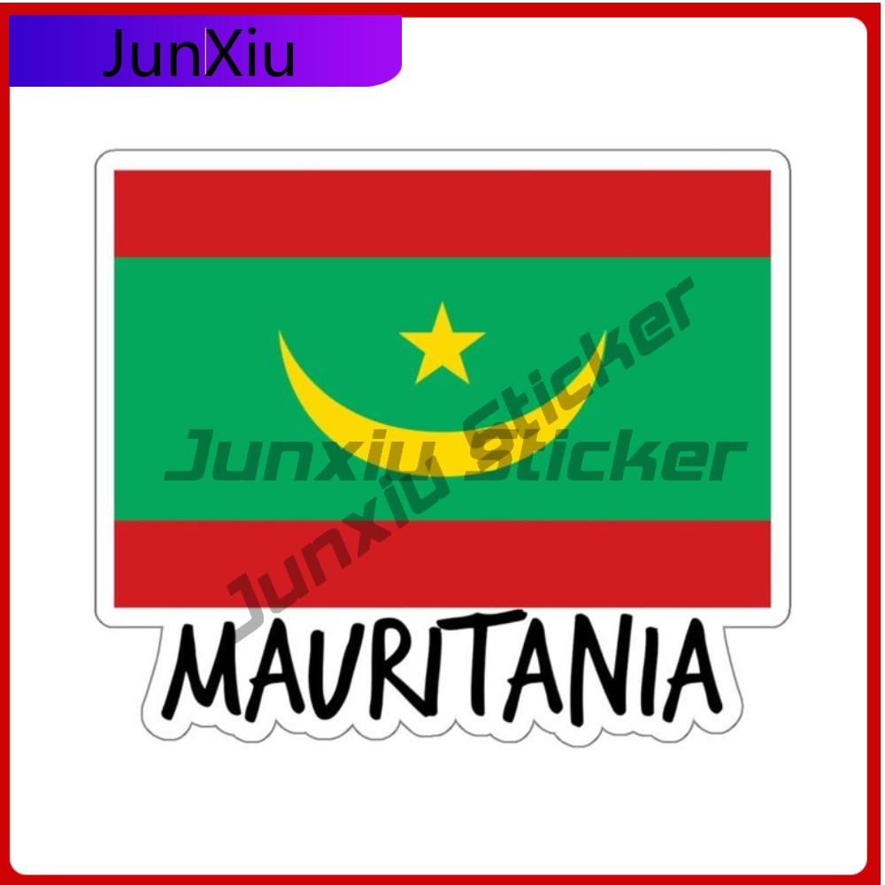 Travel Accessories In Car - Mauritania Flag Travel Sticker Waterproof Scratch-proof