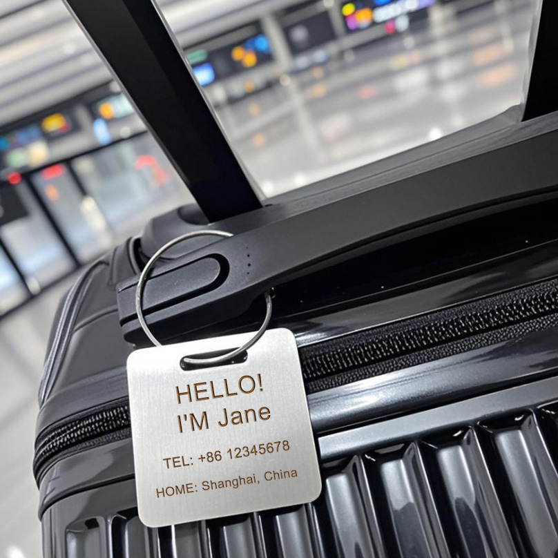 Custom Name Luggage Tag Laser  - огляд і ціна Travel Accessories Sale