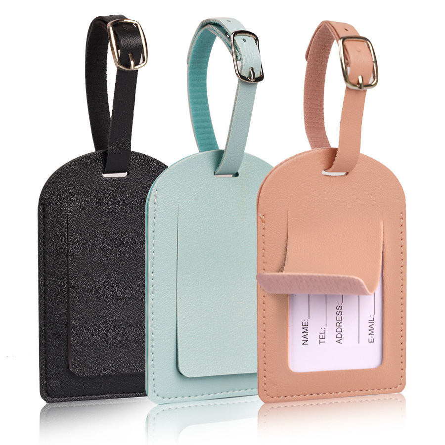 Women Men Luggage Tags PU Leat - огляд і ціна Travel Accessories Sale