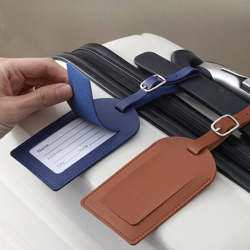Women Men Luggage Tags PU Leat - огляд і ціна Travel Accessories Sale