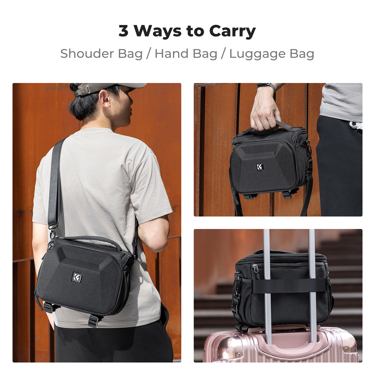 K&F CONCEPT Lightweight Tough  - огляд і ціна Camera Bag Travel