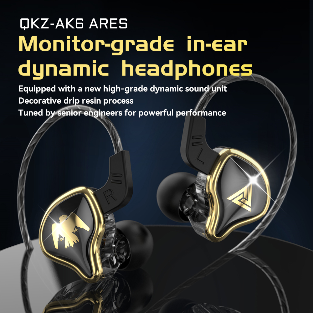 QKZ AK6 Ares In Ear Wired Earp - огляд і ціна Earplug Set Foam