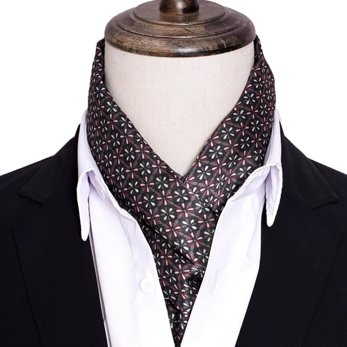New Men's Stripe Silk Scarf Ho - огляд і ціна Travel Accessories Sale