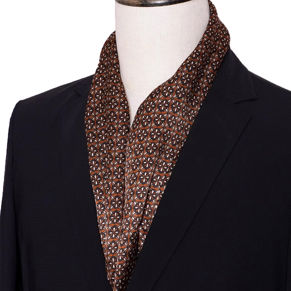 New Men's Stripe Silk Scarf Ho - огляд і ціна Travel Accessories Sale