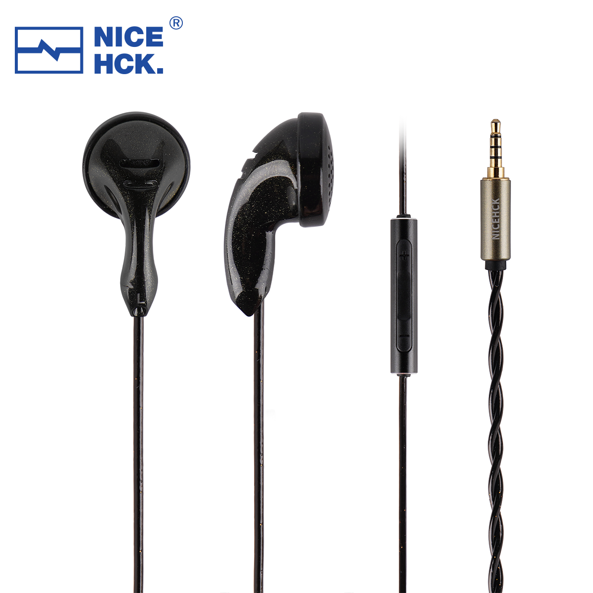 NICEHCK B80 Flat-head Earphone - огляд і ціна Earplug Set Foam