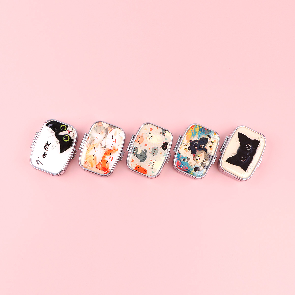 Black Cat Pill Boxes Cartoon A - огляд і ціна Travel Accessories Jewelry