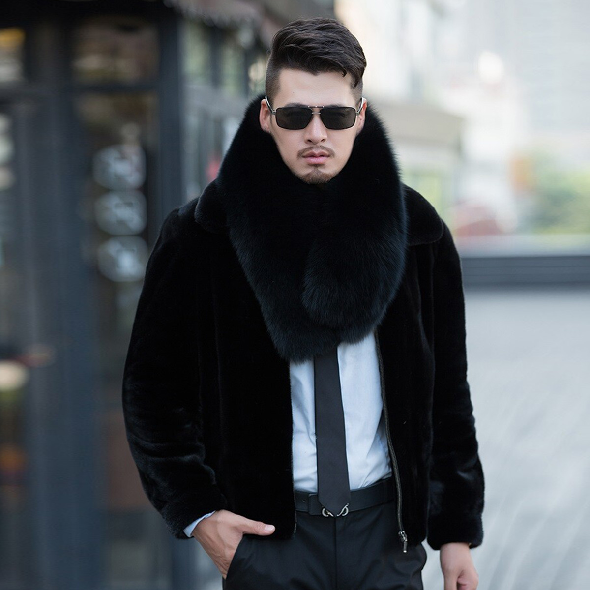 Genuine Fox Fur Scarf Winter A - огляд і ціна Travel Accessories Sale