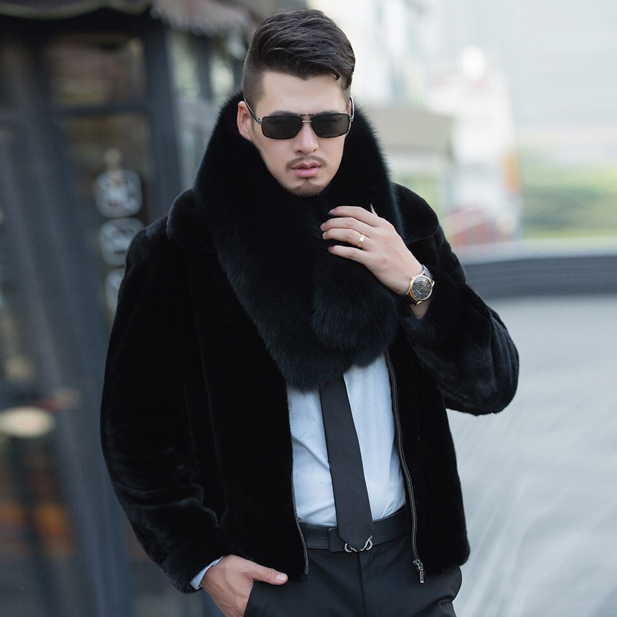 Genuine Fox Fur Scarf Winter A - огляд і ціна Travel Accessories Sale
