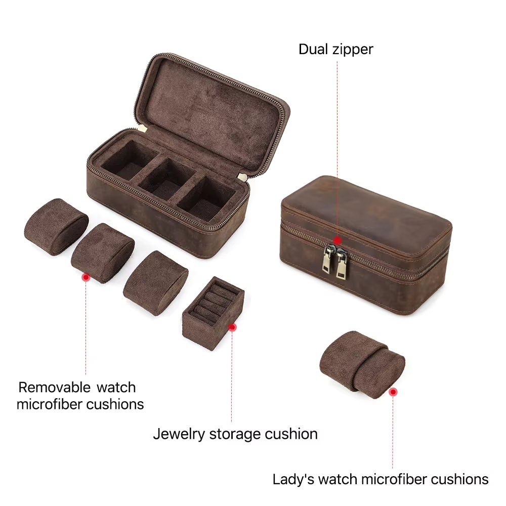 CONTACT'S FAMILY 3 Grids Genui - огляд і ціна Travel Jewellery & Accessories Organiser
