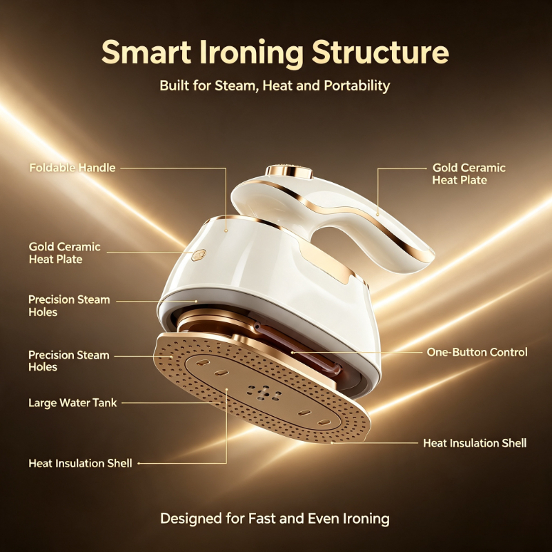 Handheld Steam Clothes Iron Cu - огляд і ціна Portable Steamer Clothes