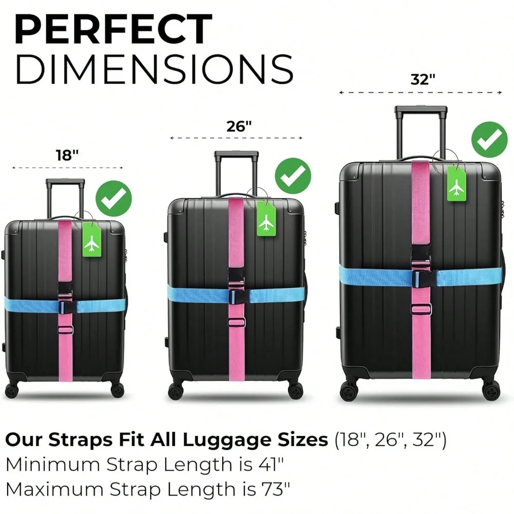 Luggage Strap Set with Luggage - огляд і ціна Travel Accessories Sale