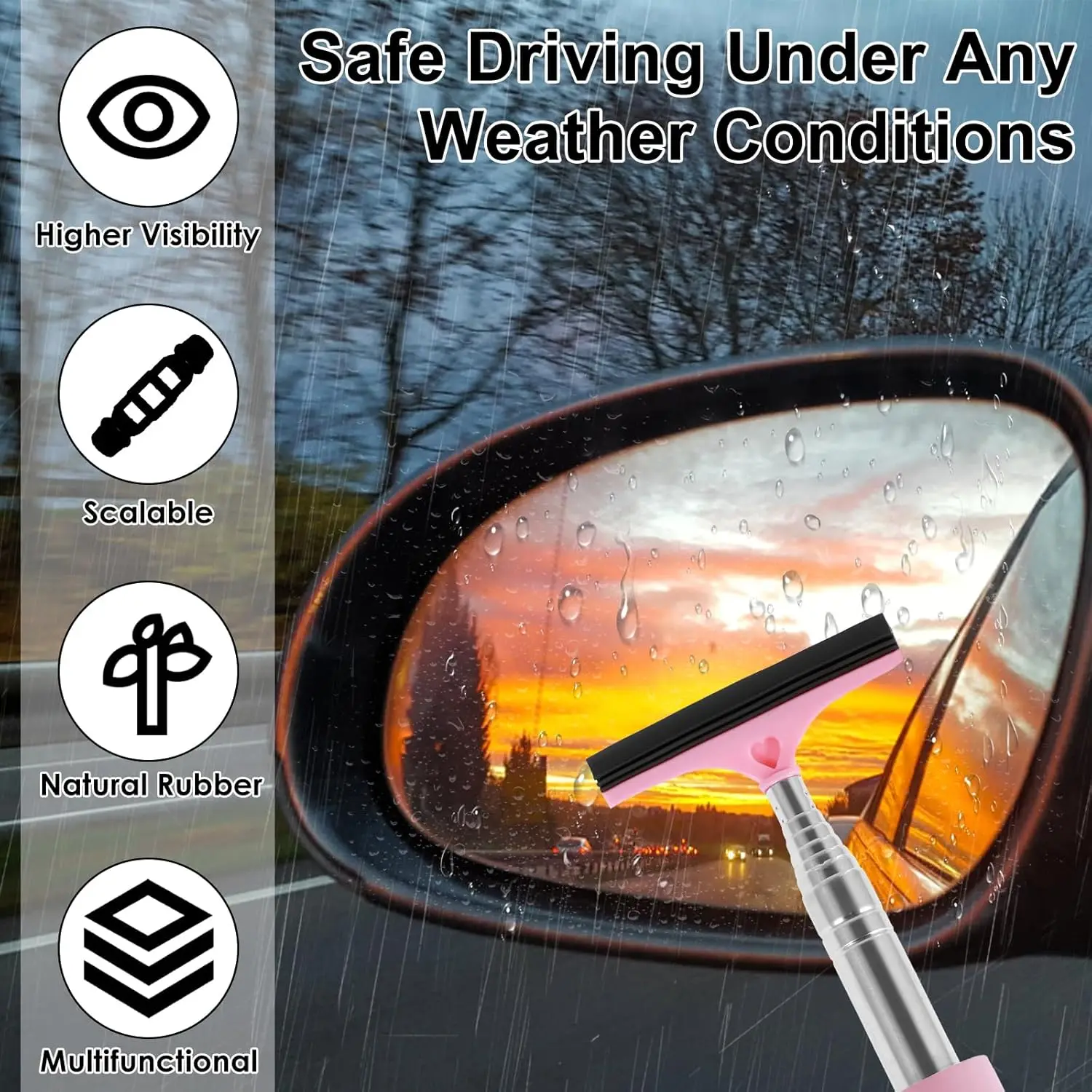 Rearview Mirror Windscreen Wip - огляд і ціна Travel Accessories In Car