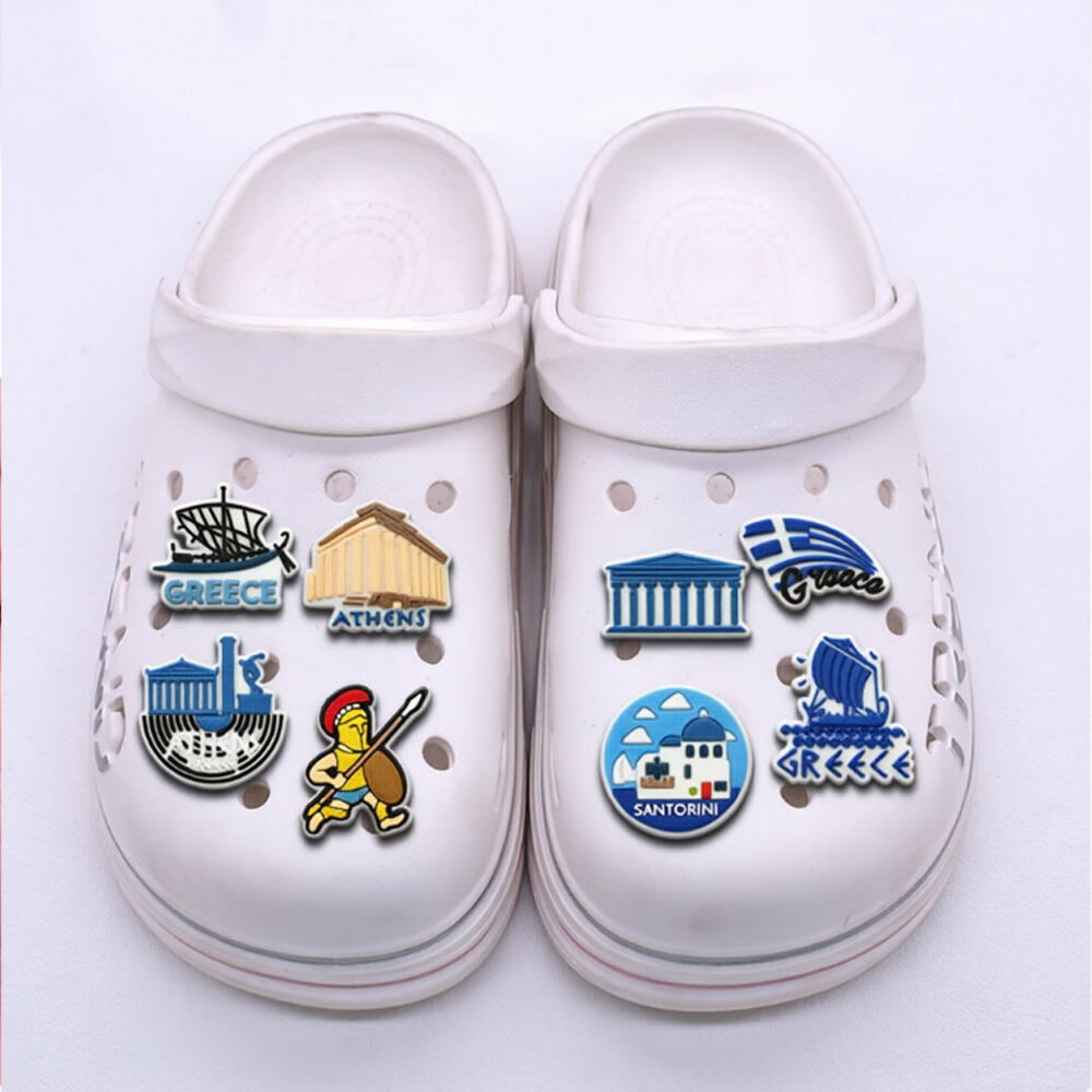 5-25PCS Greece Shoe Charms, Gr - огляд і ціна Travel Accessories Greece