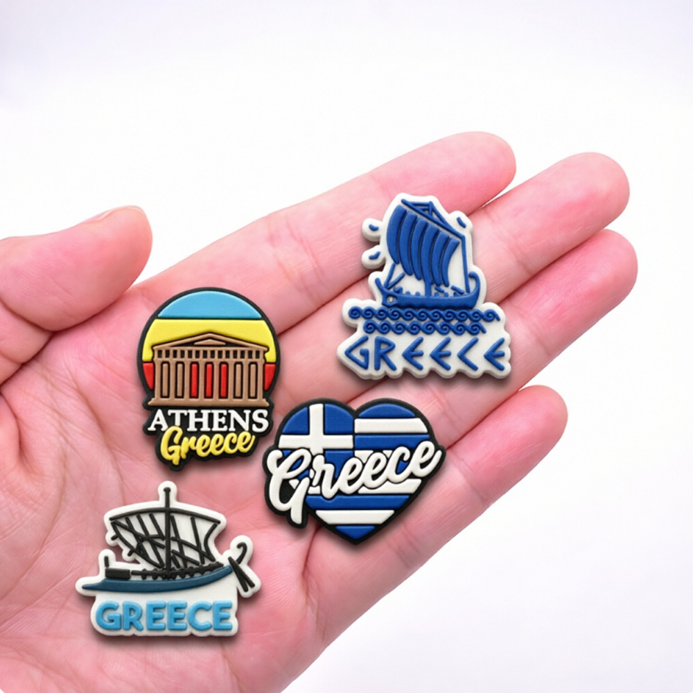5-25PCS Greece Shoe Charms, Gr - огляд і ціна Travel Accessories Greece