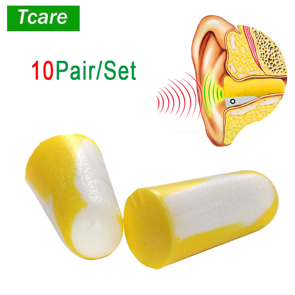 Tcare 10Pair/Set Ultra Soft Fo - огляд і ціна Earplug Set Foam