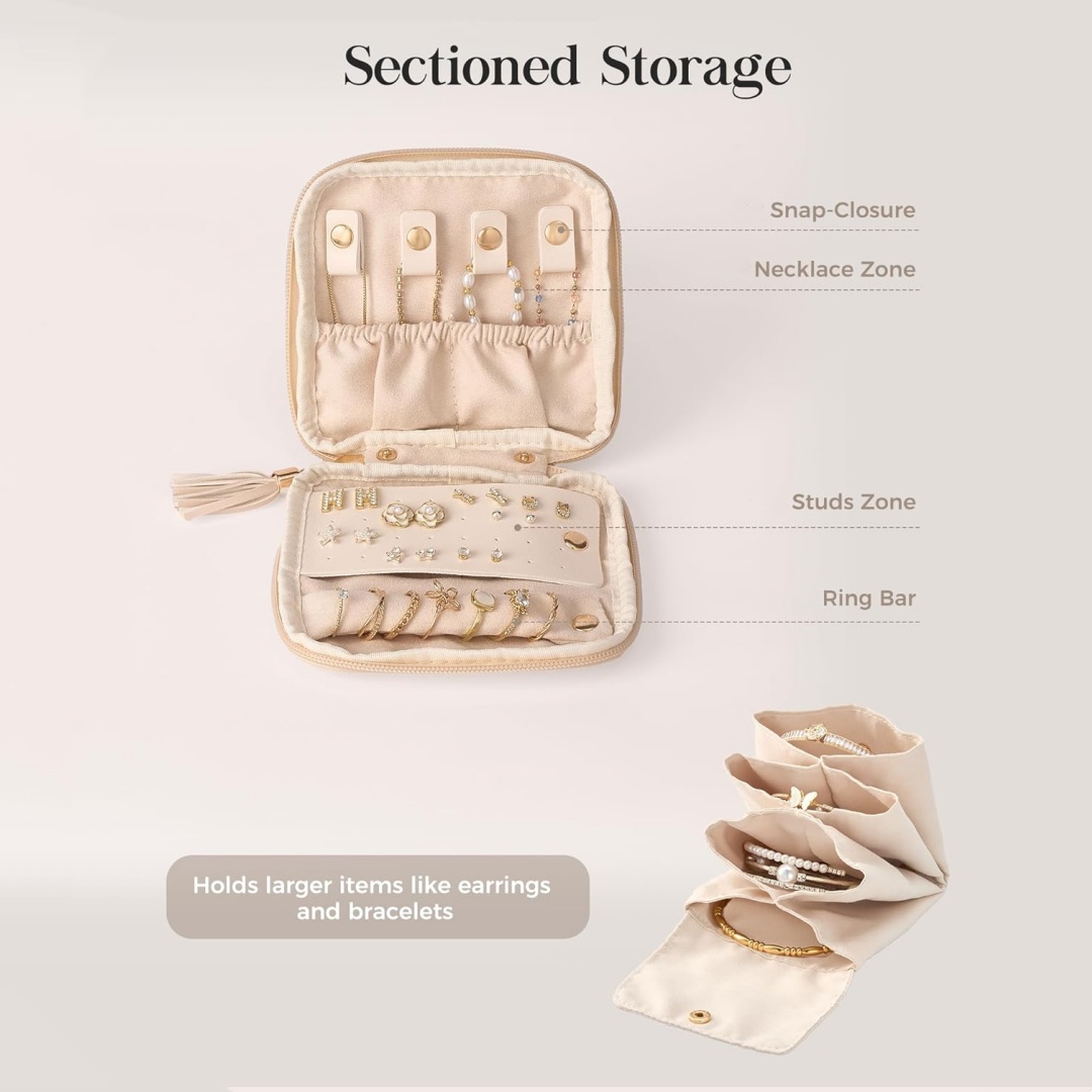 Soft Jewelry Case Organizer, P - огляд і ціна Travel Jewellery & Accessories Organiser