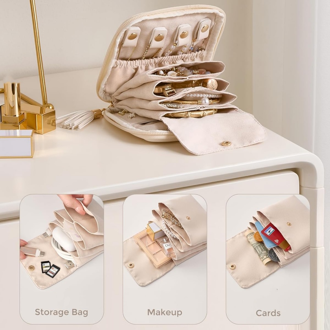 Soft Jewelry Case Organizer, P - огляд і ціна Travel Jewellery & Accessories Organiser