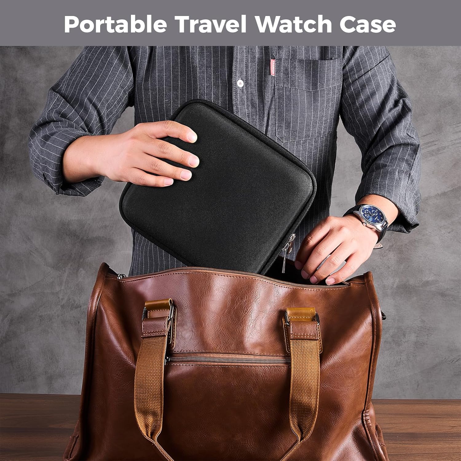 Travel Watch Bracelet Storage  - огляд і ціна Travel Accessories Gifts For Men