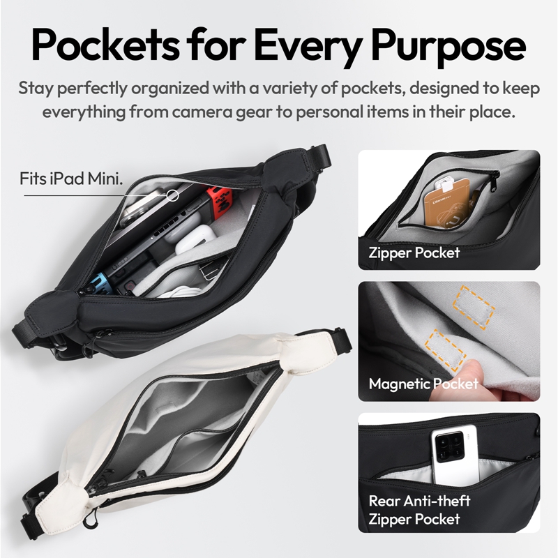 Ulanzi HMN1 Lunar Sling Bag Wh - огляд і ціна Camera Bag Travel