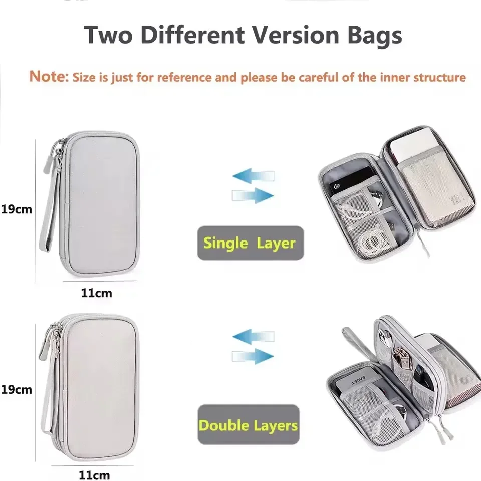 Travel Cable Bag Portable Digi - огляд і ціна Cable Organizer Travel