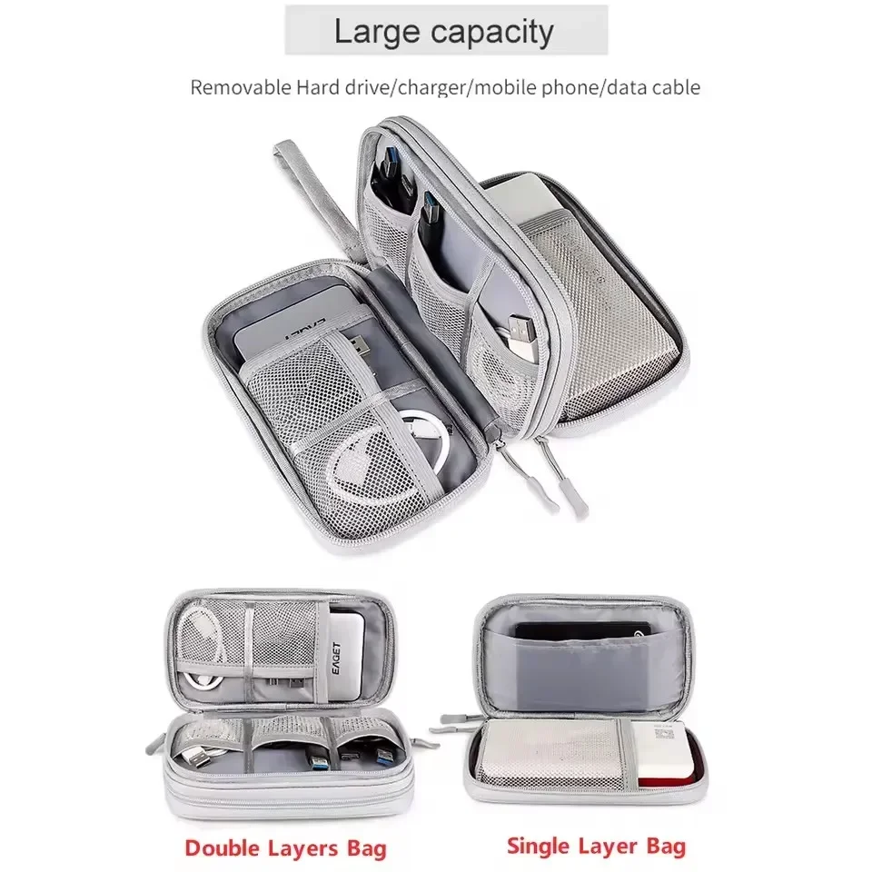 Travel Cable Bag Portable Digi - огляд і ціна Cable Organizer Travel
