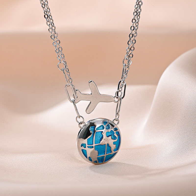 Fashion Double Chain Globe Air - огляд і ціна Travel Accessories Gifts For Men