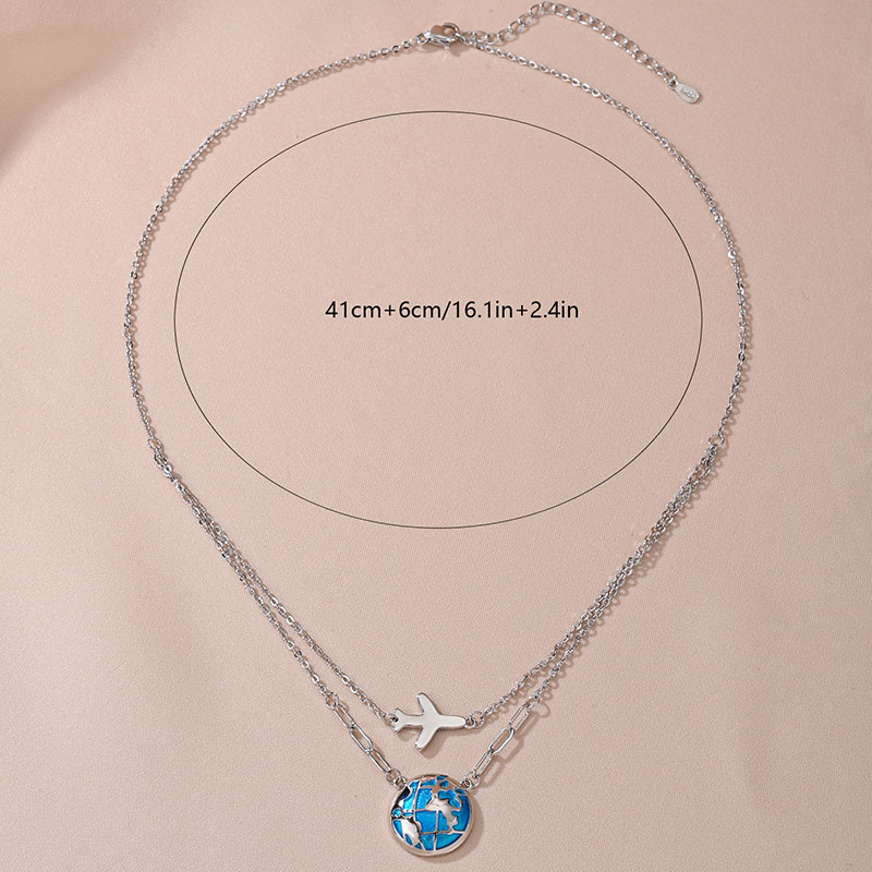 Fashion Double Chain Globe Air - огляд і ціна Travel Accessories Gifts For Men