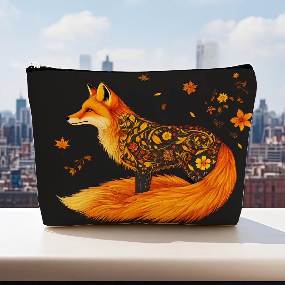 A Fox and Floral Pattern Makeu - огляд і ціна Travel Accessories Jewelry
