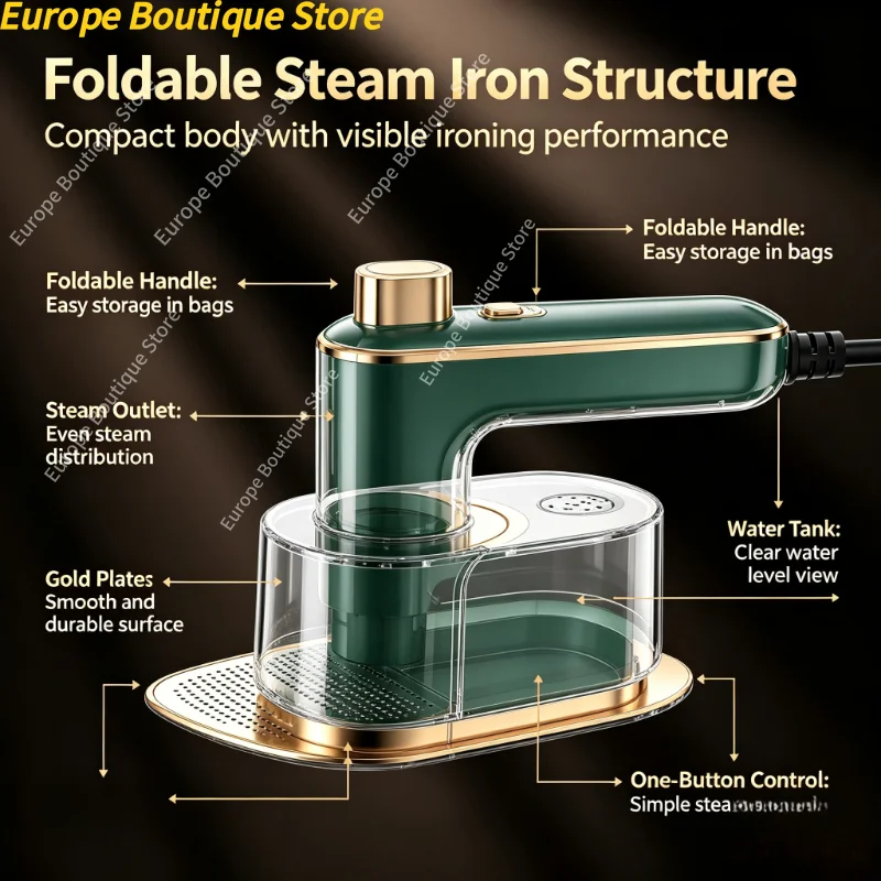Foldable Mini Portable Handhel - огляд і ціна Portable Steamer Clothes