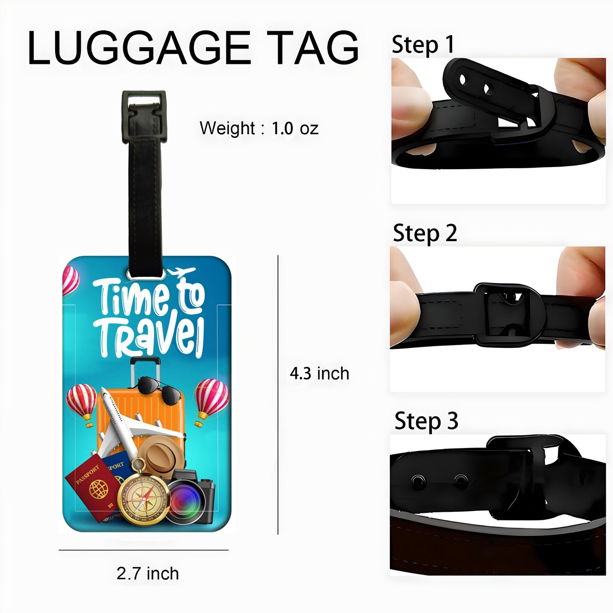 Travel Style Luggage Tag Men W - огляд і ціна Travel Accessories Sale