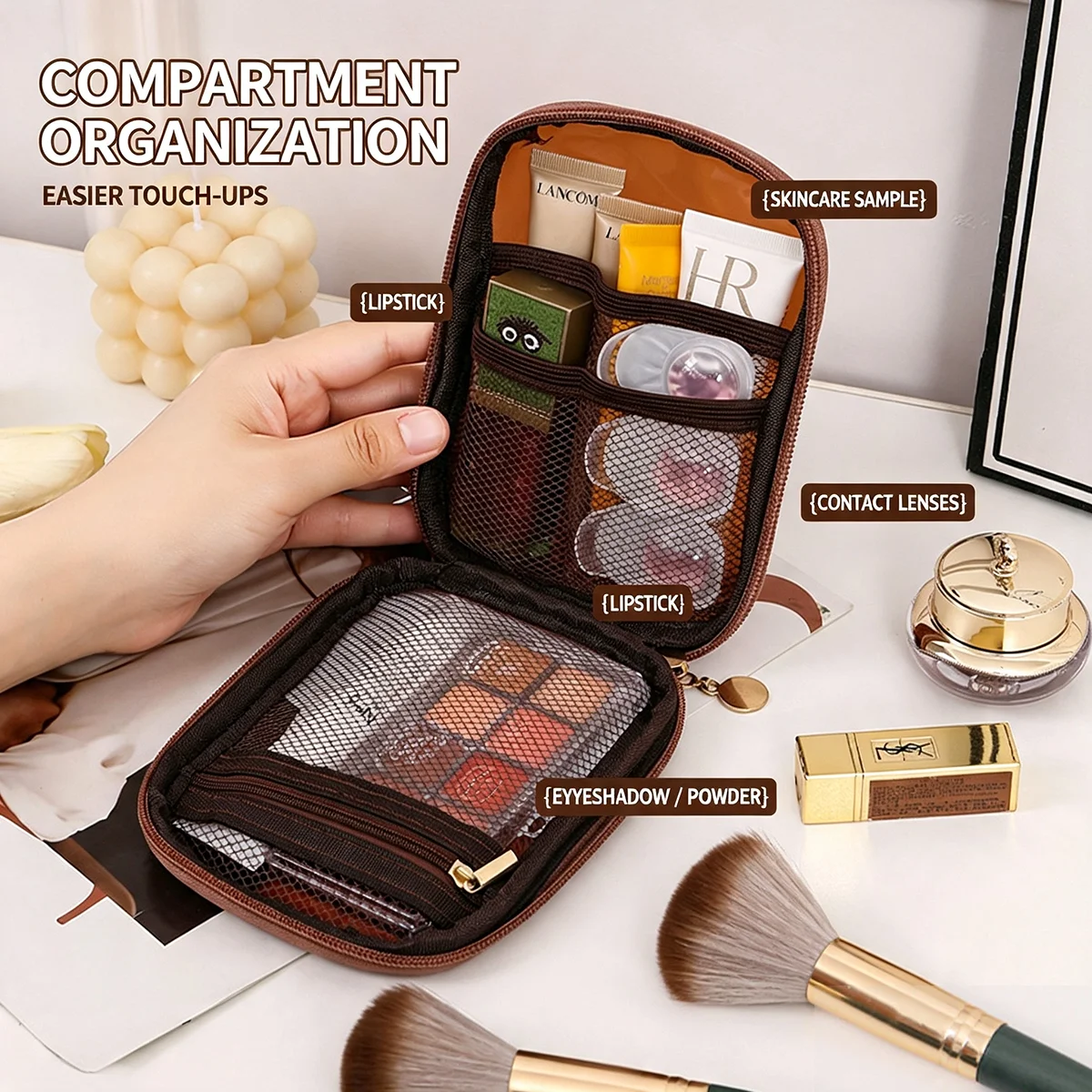 Transparent Portable Cosmetic  - огляд і ціна Cable Organizer Travel