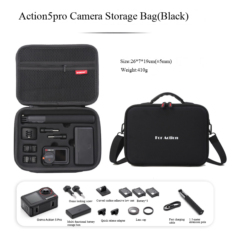 For DJI Osmo Action 3/4/5 pro  - огляд і ціна Camera Bag Travel