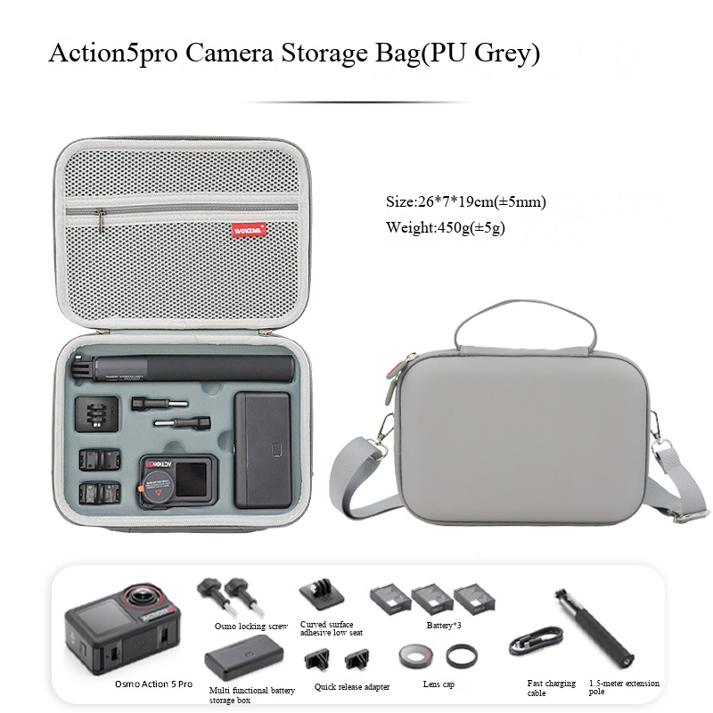 For DJI Osmo Action 3/4/5 pro  - огляд і ціна Camera Bag Travel