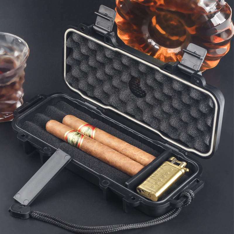 Portable Cigar Humidor With Hu - огляд і ціна Travel Accessories Gifts For Men