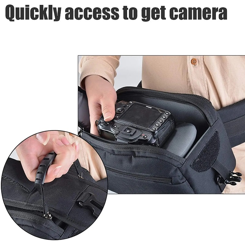 Waterproof One-Shoulder Sling  - огляд і ціна Camera Bag Travel