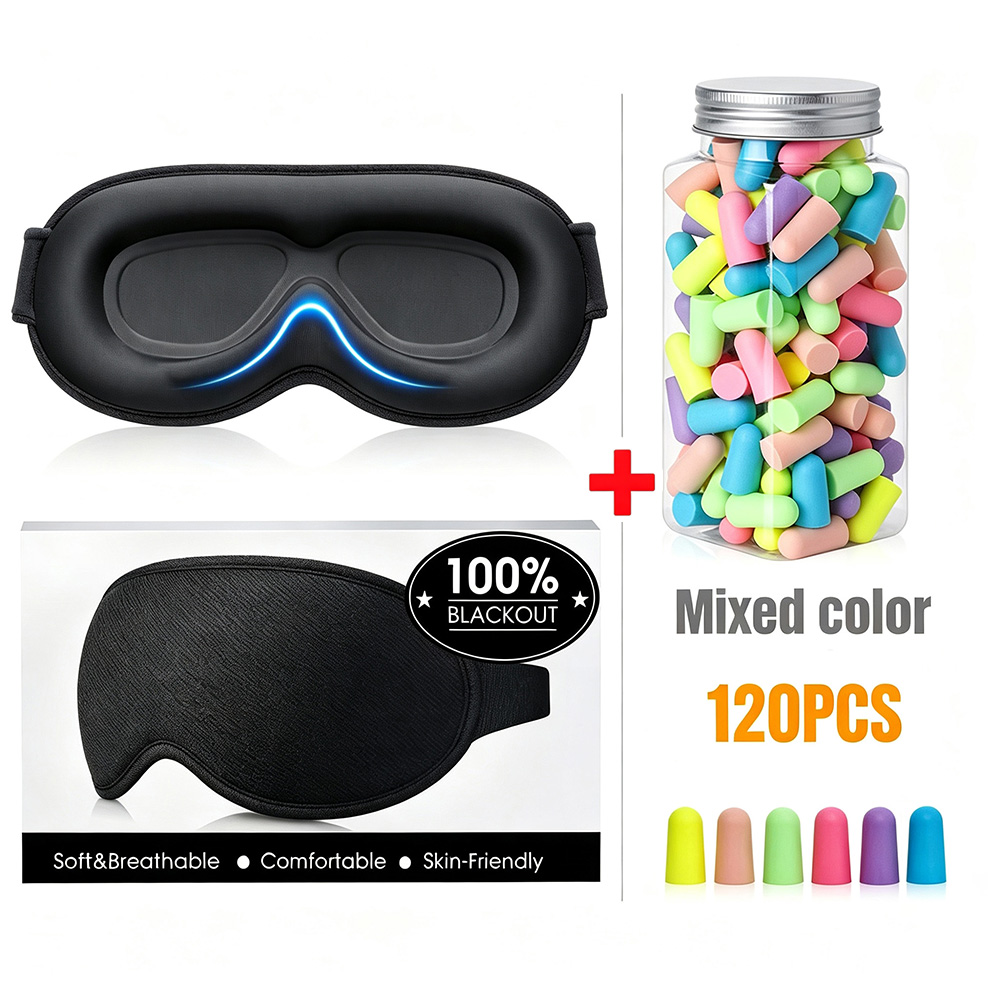 Sleep Combo Set - 3D Blackout  - огляд і ціна Earplug Set Foam